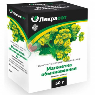 МАНЖЕТКА ОБЫКНОВЕННАЯ ТРАВА 50Г. ЧАЙН. НАПИТОК БАД /ЛЕКРА-СЭТ/