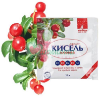 КИСЕЛЬ ДЖЕЛИ ПЛЮС КЛЮКВА 25Г. /БИОКОР/