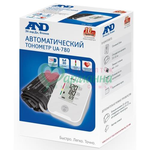 ЭЙ ЭНД ДИ ТОНОМЕТР АВТОМАТ НА ПЛЕЧО UA 780+СТАНДАРТ. МАНЖЕТА 22-32СМ  [AND]