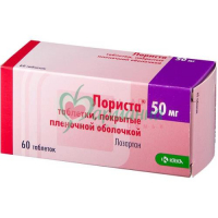 ЛОРИСТА ТАБ. П/П/О 50МГ №60