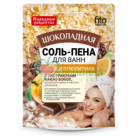 НАРОДНЫЕ РЕЦЕПТЫ СОЛЬ-ПЕНА Д/ВАНН А/ЦЕЛЛЮЛИТ. ШОКОЛАДНАЯ  200Г.