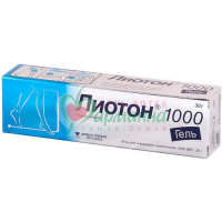 ЛИОТОН 1000 ГЕЛЬ Д/НАРУЖН. ПРИМ. 1000МЕ/Г 30Г