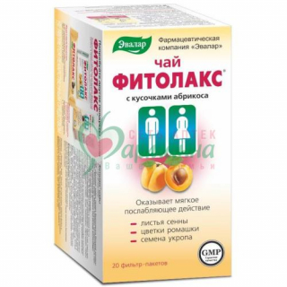 ЭВАЛАР ФИТОЛАКС ЧАЙ №20 КУСОЧКИ АБРИКОСА  [EVALAR]