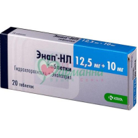 ЭНАП-НЛ ТАБ. 12.5МГ+10МГ №20