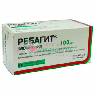 РЕБАГИТ ТАБ. П/П/О 100МГ №90