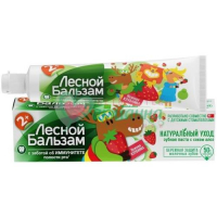 ЛЕСНОЙ БАЛЬЗАМ ЗУБ. ПАСТА 50МЛ ДЕТСКАЯ 2+ АЛОЭ НЕЖНАЯ КЛУБНИКА