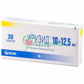 ИРУЗИД ТАБ. 10МГ+12.5МГ №30