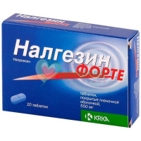 НАЛГЕЗИН ФОРТЕ ТАБ. П/П/О 550МГ №10