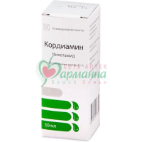 КОРДИАМИН КАПЛИ Д/ПРИЕМА ВНУТРЬ 25% 30МЛ №1