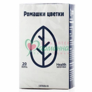 РОМАШКИ ЦВЕТКИ РАСТИТ. СЫРЬЕ ИЗМЕЛЬЧ. 1.5Г 20Г
