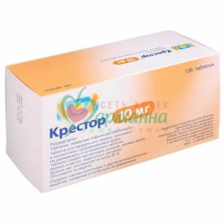 КРЕСТОР ТАБ. П/П/О 10МГ №126