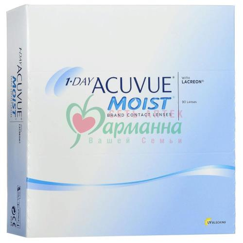 АКУВЬЮ УАН ДЭЙ МОИСТ ЛИНЗЫ КОНТАКТНЫЕ №90 -2,50 D 14,2 ВС 8,5 [ACUVUE ...