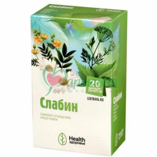 СЛАБИН (СЕННА+РОМАШКА+ТМИН+АНИС+БЕРЕЗА) 2Г. №20 ПАК. /ЗДОРОВЬЕ/ СЛАБИН (СЕННА+РОМАШКА+ТМИН+АНИС+БЕРЕЗА) 2Г. №20 ПАК. /ЗДОРОВЬЕ/