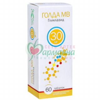 ГОЛДА МВ ТАБ. МОДИФ.ВЫСВ. 30МГ №60