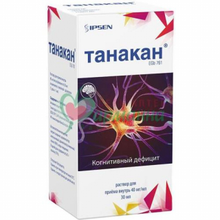 ТАНАКАН Р-Р Д/ПРИЕМА ВНУТРЬ 40МГ/МЛ 30МЛ /В КОМПЛЕКТЕ С ПИПЕТКОЙ ДОЗИРУЮЩЕЙ/