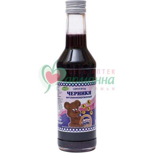 БИОИНВЕНТИКА ЯГОД ЧЕРНИКИ СИРОП 250МЛ ВИТАМИНИЗ.