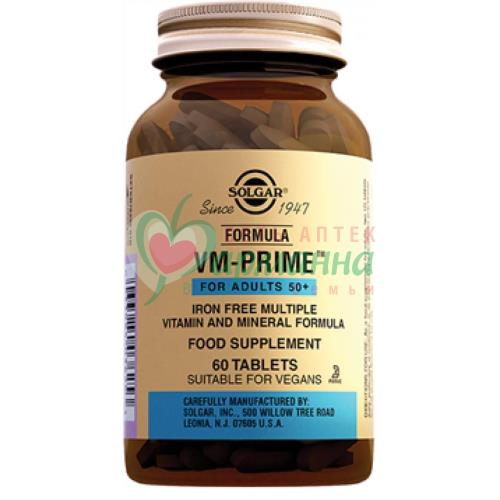 СОЛГАР ИМ ПРАЙМ ТАБ. №60 КОМПЛЕКС МУЛЬТИВИТ. 50+  [SOLGAR]