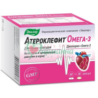 ЭВАЛАР АТЕРОКЛЕФИТ ОМЕГА-3 КОМПЛЕКС №60+№30  [EVALAR]