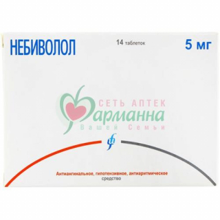 НЕБИВОЛОЛ ТАБ. 5МГ №14