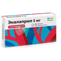 ЭНАЛАПРИЛ РЕНЕВАЛ ТАБ. 5МГ №28