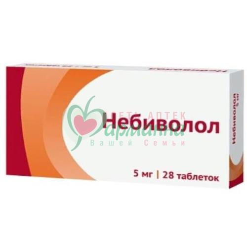 НЕБИВОЛОЛ ТАБ. 5МГ №28