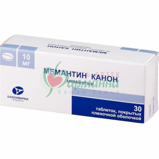 МЕМАНТИН КАНОН ТАБ. П/П/О 10МГ №30