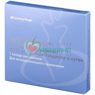 НОВАРИНГ КОЛЬЦА ВАГ. 0,015МГ+0,120МГ/СУТКИ №1