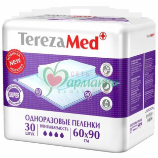 ТЕРЕЗА ПЕЛЕНКИ 60Х90 1500МЛ. №30 [TEREZA]