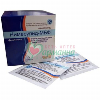 НИМЕСУЛИД-МБФ ГРАН. Д/ПРИГ. СУСП.  Д/ПРИЕМА ВНУТРЬ 100МГ 2Г №30