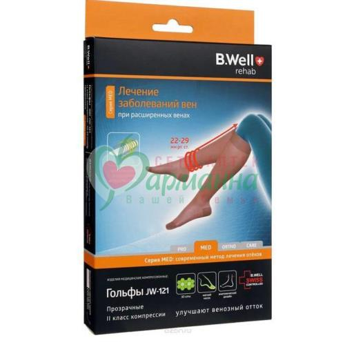 МЕД ГОЛЬФЫ КОМПРЕСС. ПРОЗР. 2КЛ. Р.2 НАТ. /АРТ.JW-121/