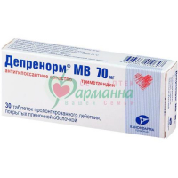 ДЕПРЕНОРМ ОД ТАБ. ПРОЛОНГ. ДЕЙСТ. П/П/О 70МГ №30