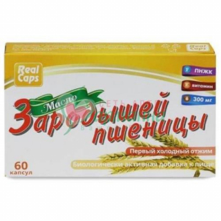 МАСЛО ЗАРОДЫШЕЙ ПШЕНИЦЫ №60 КАПС. /РЕАЛКАПС/