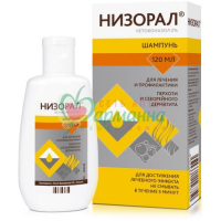 НИЗОРАЛ ШАМПУНЬ ЛЕК. 2% 120МЛ