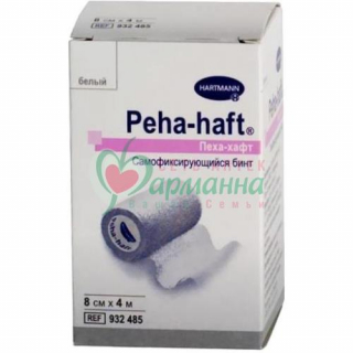 ПЕХА-ХАФТ LFREE БИНТ САМОФИКС. КОГЕЗИВ. 4МХ8СМ. /АРТ.932443/ [PEHA-HAFT]