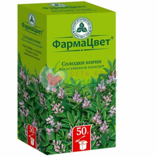 СОЛОДКИ КОРНИ РАСТИТ. СЫРЬЕ ИЗМЕЛЬЧ. 50Г