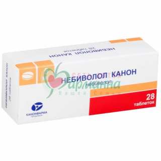 НЕБИВОЛОЛ КАНОН ТАБ. 5МГ №28