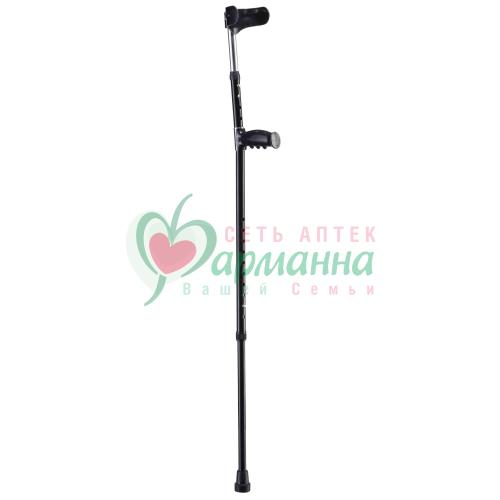 КОСТЫЛЬ-КАНАДКА WR-321 ЧЕРН. ДВОЙН. РЕГ. ВЫСОТЫ [B.WELL]