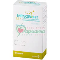 МЕЗАВАНТ ТАБ. К/Р П/П/О ПРОЛОНГ. ВЫСВОБ. 1,2Г №60