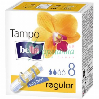 БЕЛЛА ТАМПОНЫ ПРЕМИУМ КОМФОРТ РЕГУЛАР №8 Б/АППЛ. [BELLA]