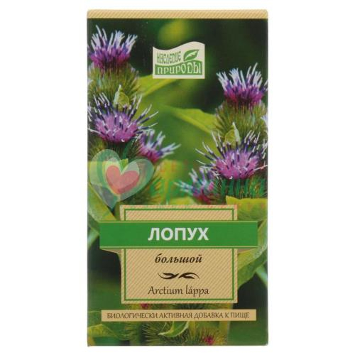 НАСЛЕДИЕ ПРИРОДЫ ЛОПУХА КОРЕНЬ 50Г. (БАД) ЧАЙН.НАПИТОК /КАМЕЛИЯ/